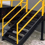 8. Escalera a la plataforma (OPT-LD) — permite al conductor subir primero a la plataforma y luego bajar las escaleras (los diferentes vehículos tienen diferentes longitudes, es decir, una ubicación diferente entre la puerta del conductor y la pared del almacén)
8. Escalera a la plataforma (OPT-LD) — permite al conductor subir primero a la plataforma y luego bajar las escaleras (los diferentes vehículos tienen diferentes longitudes, es decir, una ubicación diferente entre la puerta del conductor y la pared del almacén)