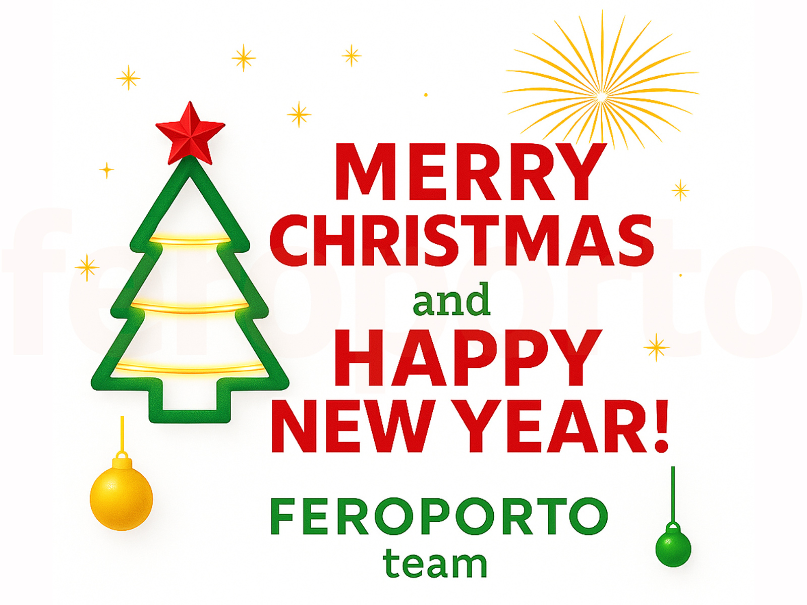 ¡Feliz Navidad y próspero año nuevo 2026!